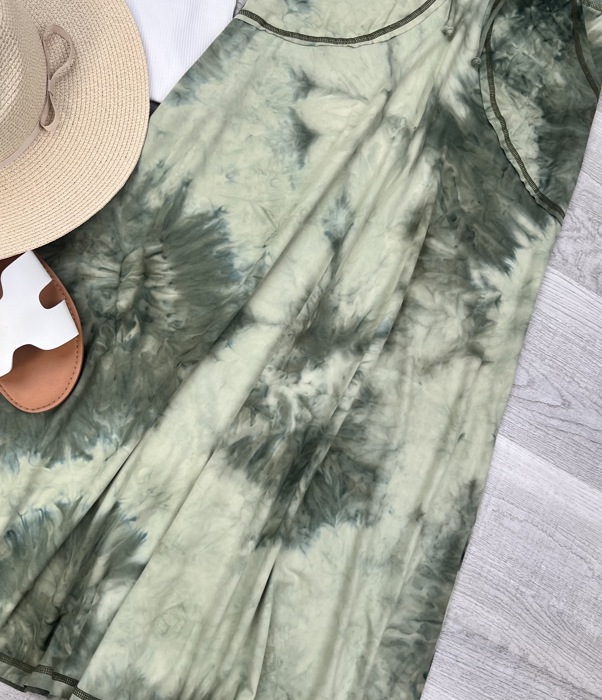 Luna Tie Dye Maxi Skirt