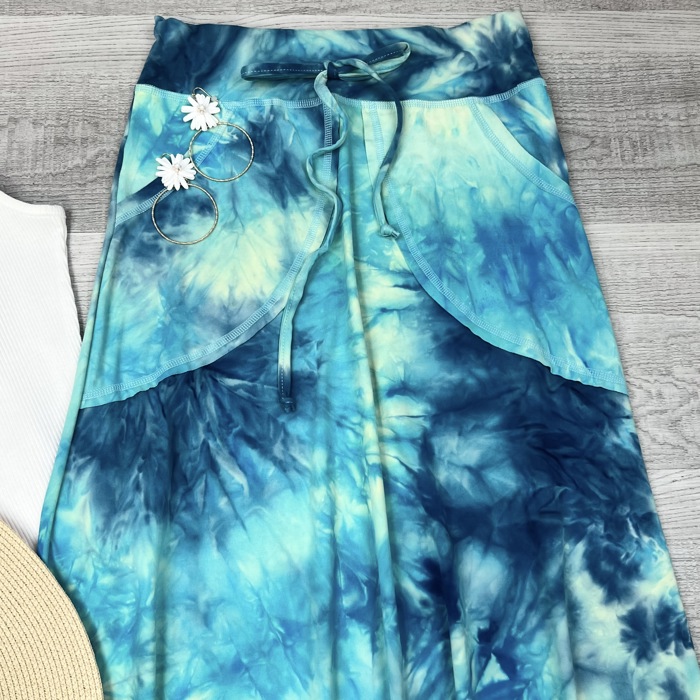 Luna Tie Dye Maxi Skirt