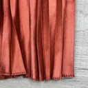 Medium Rust Regina Metallic Midi Skirt