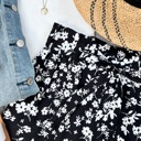 Small Black Amanda Floral shorts