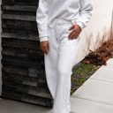 Small White Hannah 2 Piece Comfy Set