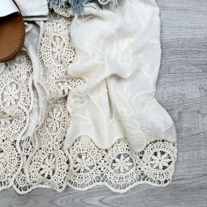 Breanna Embroidered Kimono