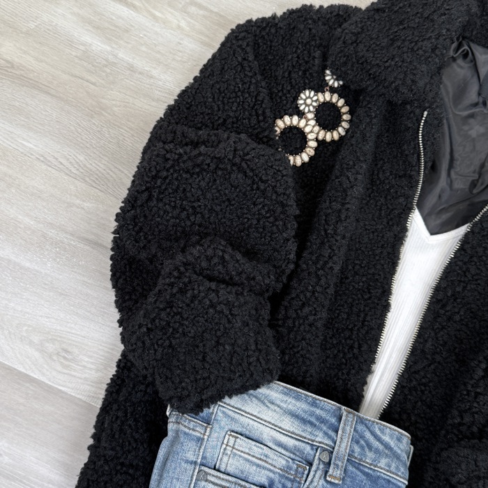 Julie Sherpa like Cozy zip up Jacket