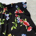 Small Black Lily Floral Shorts