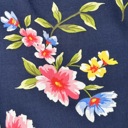 Medium Navy Lily Floral Shorts