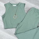 Large Sage Julie French Terry Top Jogger 2 pice Set
