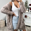 S-M Buttery Soft Cable knit Cardigan