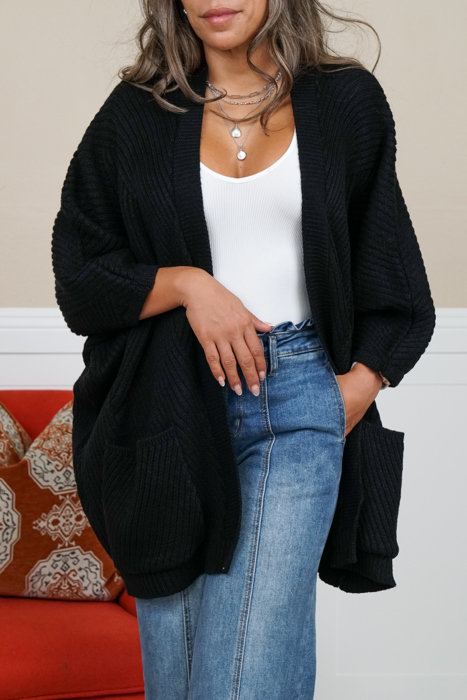 Catalina Ribbed Knit Cardigan