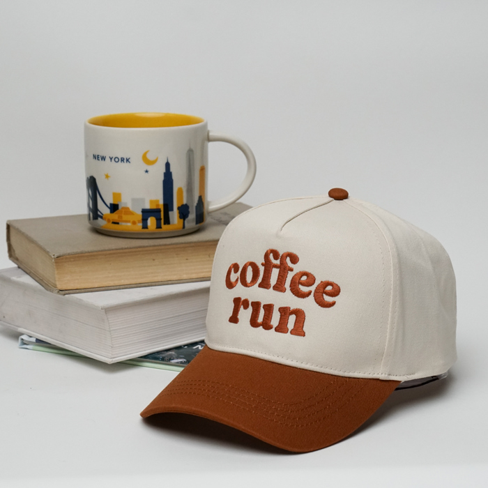 Coffee Run Snapback A Frame  Baseball Hat