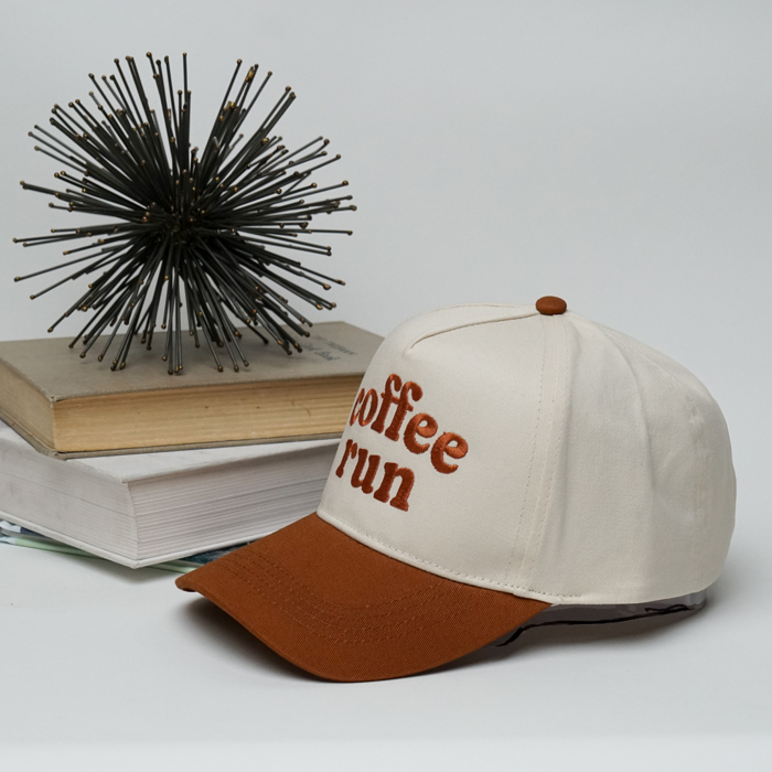 Coffee Run Snapback A Frame  Baseball Hat