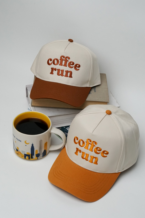 Coffee Run Snapback A Frame  Baseball Hat