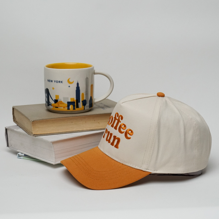 Coffee Run Snapback A Frame  Baseball Hat