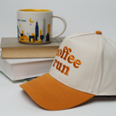 Rust Coffee Run Snapback A Frame  Baseball Hat
