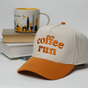 Rust Coffee Run Snapback A Frame  Baseball Hat