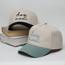 Sage Dog Mom A-Frame Trucker Snapback Two-Tone Hat
