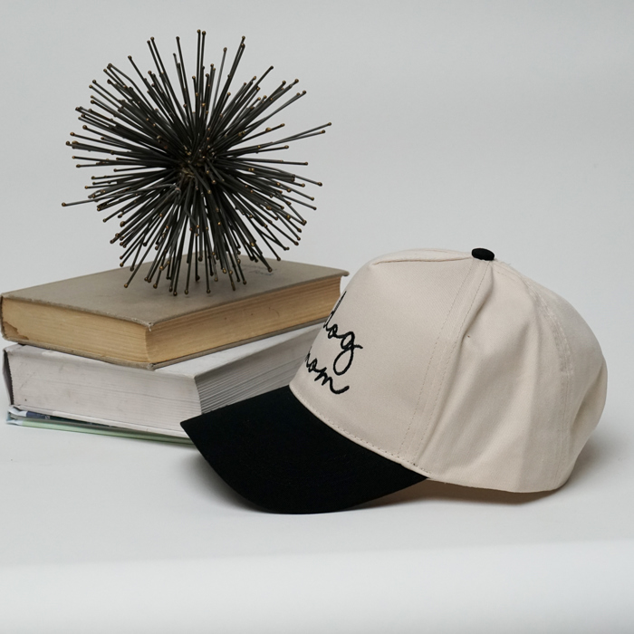 Dog Mom A-Frame Trucker Snapback Two-Tone Hat