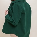 Large Hunter Wool Blend Button Down Shacket