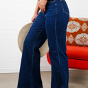 Small Mila High-Waisted Wide Bottom Jeans