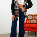 Pumpkin S-M Brooke Hooded Flannel