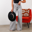 XL Kristen High-Waist Flare Bottom Jeans