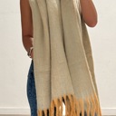 Mustard Cloudy Soft Jumbo Scarf