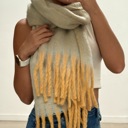 Mustard Cloudy Soft Jumbo Scarf