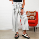 Large Loli Cropped Pants | White