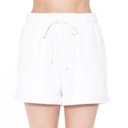 Small White Rachel Lounging Shorts