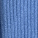 One Size Fits Most Blue Ribbed Onesie Romper