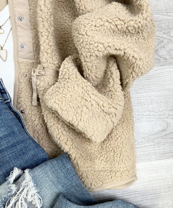 Melissa Bolero Sherpa Jacket