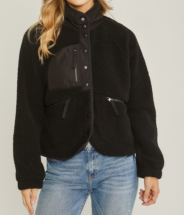 Melissa Bolero Sherpa Jacket
