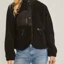 Medium Black Melissa Bolero Sherpa Jacket