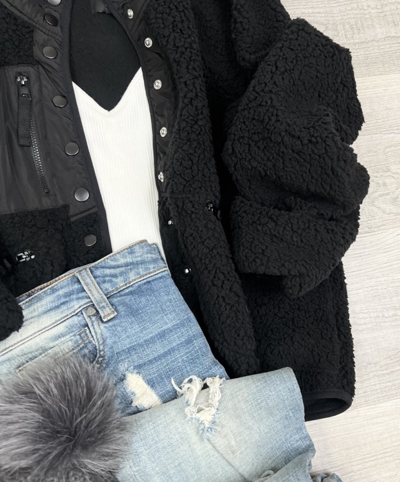 Melissa Bolero Sherpa Jacket