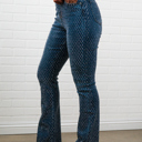 XL Blue Bella Rhinestone Flair bottom Jeans