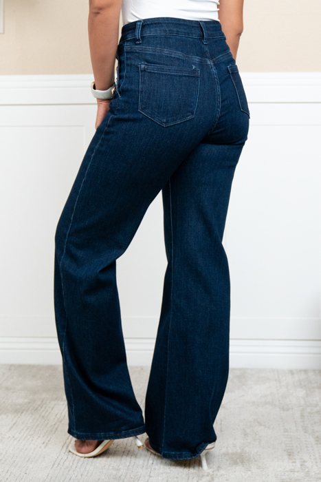 Gina High Waist Straight Leg Jeans 