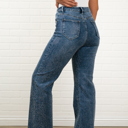 Small Angel Straight Leg Light Wash High Waisted Denim