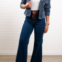 Large Blue Trinity Rhinestone Jacket