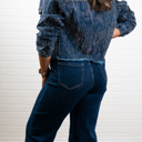 Large Blue Trinity Rhinestone Jacket