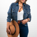 Medium Blue Trinity Rhinestone Jacket