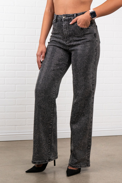 Angel Straight Leg Light Wash High Waisted Denim