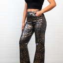 Medium Blue Kristina Leopard Print Jeans