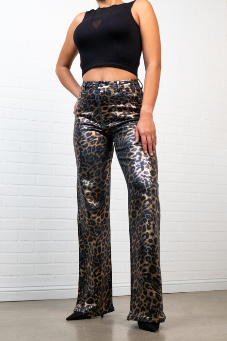 Kristina Leopard Print Jeans