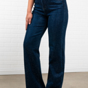 Small Blue Adaline Rhinestone Straight Jeans