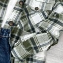 Large Hunter Sherpa Plaid Button Up Jacket