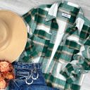 Large Hunter Wool Blend Plaid Button Up Shacket