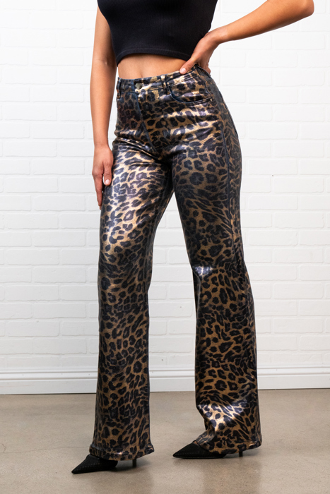 Kristina Leopard Print Jeans