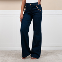  Gina High Waist Straight Leg Jeans 