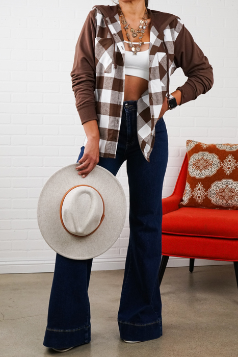 Button Up Oversized Hooded Flannel Bundle