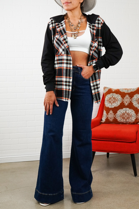 Button Up Oversized Hooded Flannel Bundle