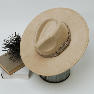 Stevie Buckle Strap Fedora Hat
